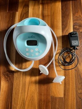 Spectra Electric Breast Pump - White & Light Blue